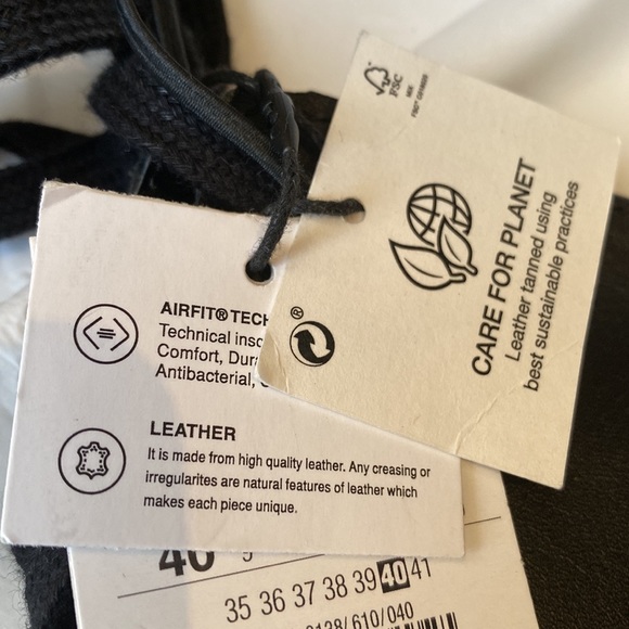 NWT Zara Flat Platform Leather Boots - Picture 13 of 16